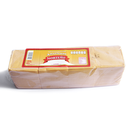 Queso Amarillo Norteño con 134 Rebanadas