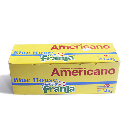 Queso Amarillo Blue House con 104 Rebanadas